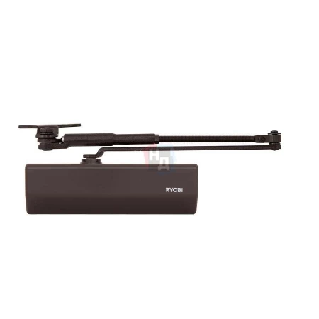 Доводчик дверной накладной RYOBI DS-1554 EN2/3 DARK_BRONZE коричневый параллельная тяга (60кг)