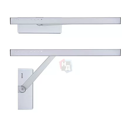 Доводчик дверной накладной RYOBI S-8850T EN2 SILVER хром скользящая тяга (45кг)