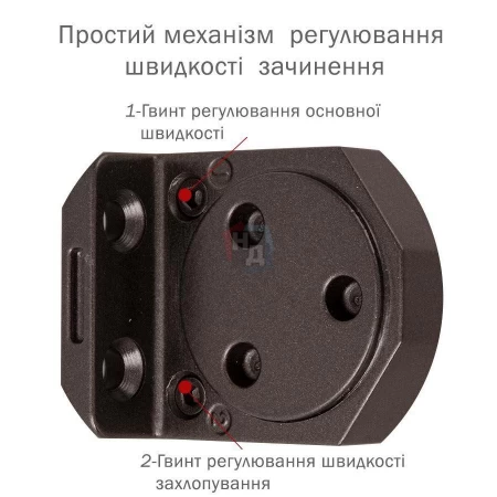 Доводчик дверной накладной RYOBI D-3550 EN2-5 DARK_BRONZE коричневый универсальная тяга (100кг)