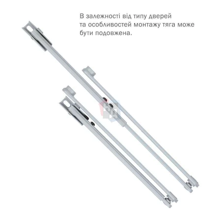 Тяга доводчика стандартная Abloy DC197 серебристый