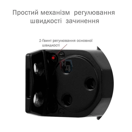 Доводчик дверной накладной RYOBI DS-2055P EN4 BC BLACK черный параллельная тяга (80кг)
