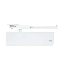 Доводчик дверной накладной RYOBI DS-4550 EN2-7+ WHITE белый параллельная тяга (200кг)
