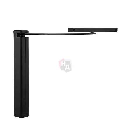 Доводчик дверной накладной MUL-T-LOCK ITALY DC630G-L EN6 BLACK черный скользящая тяга (150кг)