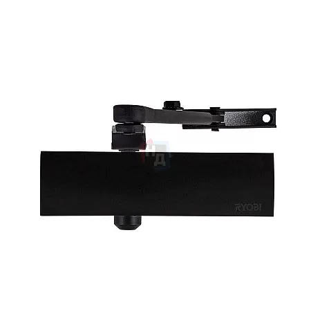 Доводчик дверной накладной RYOBI LIM D-1200 EN2/3/4 BLACK черный стандартная тяга (80кг)