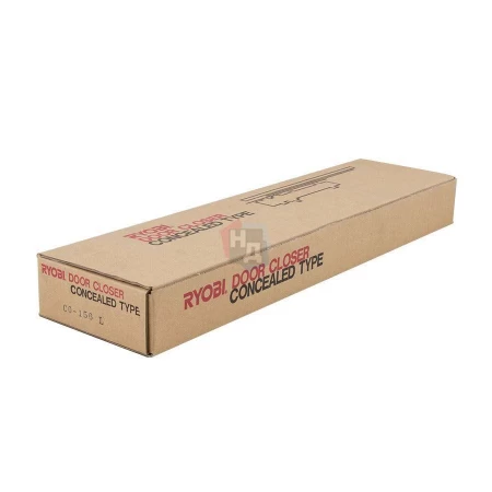 Доводчик дверной врезной RYOBI CO-155_R EN6 BC ALUMINIUM серый скользящая тяга (120кг)