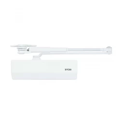 Доводчик дверной накладной RYOBI DS-1554 EN2/3 GLOSSY_WHITE белый параллельная тяга (60кг)