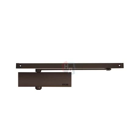 Доводчик дверной накладной RYOBI LIM DS-1200T EN2 DARK_BRONZE коричневый скользящая тяга (40кг)