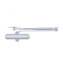 Доводчик дверной накладной RYOBI 8803 EN2/3 SILVER хром универсальная тяга (65кг)