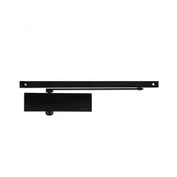 Доводчик дверной накладной RYOBI LIM DS-1200T EN2 BLACK черный скользящая тяга (40кг)