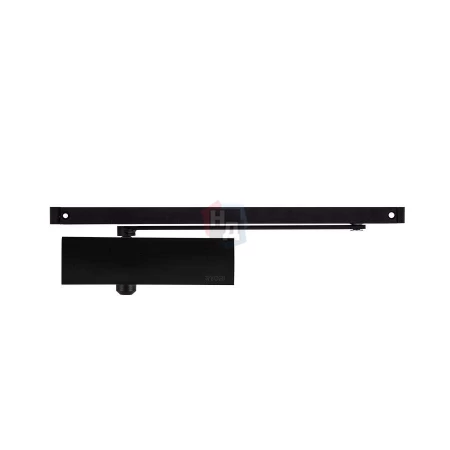 Доводчик дверной накладной RYOBI LIM DS-1200T EN2 BLACK черный скользящая тяга (40кг)