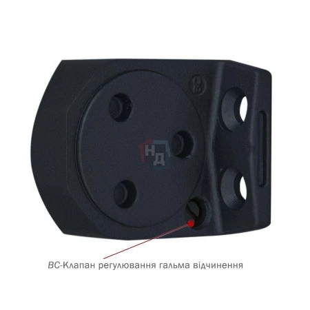 Доводчик дверной накладной RYOBI D-2005V EN3/4/5 BC GREY_ANTHRACITE серый универсальная тяга (100кг)