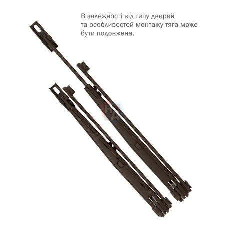 Тяга доводчика стандартная Abloy DC191 коричневый с фиксацией