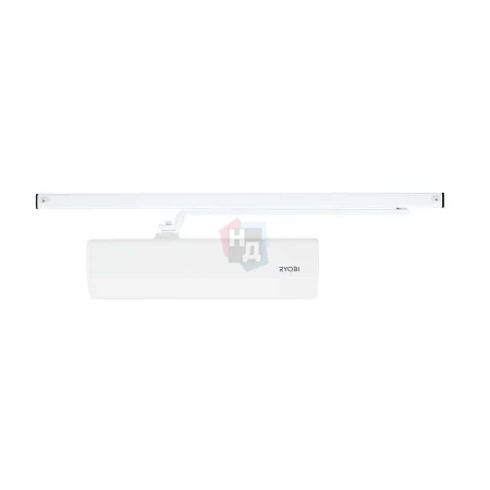 Доводчик дверной накладной RYOBI D-2050T EN3 BC GLOSSY_WHITE белый скользящая тяга (60кг)