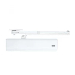 Доводчик дверной накладной RYOBI DS-3550 EN1-5 WHITE белый параллельная тяга (100кг)
