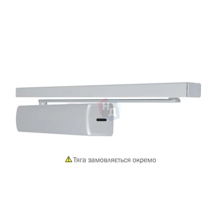 Доводчик дверной накладной ABLOY DC335 EN3-5 BC ALUMINIUM серый без тяги (100кг)