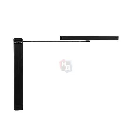 Доводчик дверной накладной MUL-T-LOCK ITALY DC630G-L EN6 BLACK черный скользящая тяга (150кг)