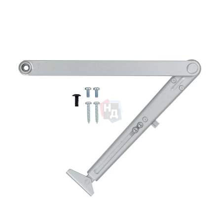 Тяга доводчика стандартная Abloy DC191 серебристый с фиксацией
