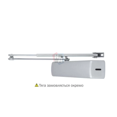 Доводчик дверной накладной ABLOY DC247 EN5-7 BC ALUMINIUM серый без тяги (160кг)