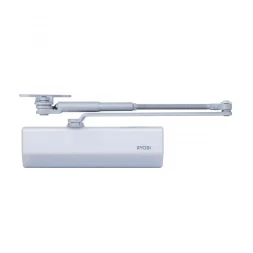 Доводчик дверной накладной RYOBI DS-1554 EN2/3 SILVER хром параллельная тяга (60кг)
