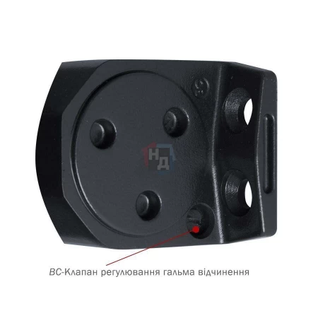 Доводчик дверной накладной RYOBI DS-2055P EN4 BC GREY_ANTHRACITE серый параллельная тяга (80кг)
