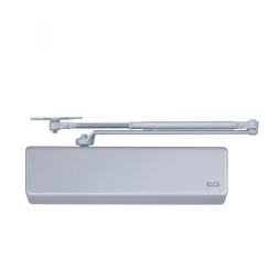 Доводчик дверной накладной RYOBI D-4550 EN2-7+ SILVER хром универсальная тяга (200кг)