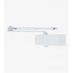 Доводчик дверной накладной RYOBI LIM DS-1200 EN2/3/4 WHITE белый стандартная тяга (80кг)