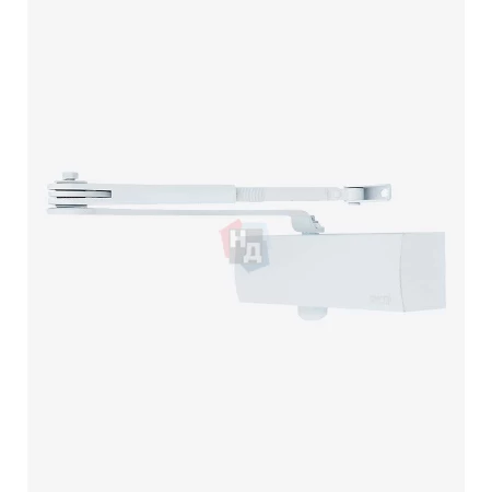 Доводчик дверной накладной RYOBI LIM DS-1200 EN2/3/4 WHITE белый стандартная тяга (80кг)