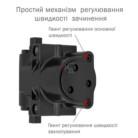 Доводчик дверной накладной RYOBI DS-4550 EN2-7+ BLACK черный стандартная тяга (200кг)
