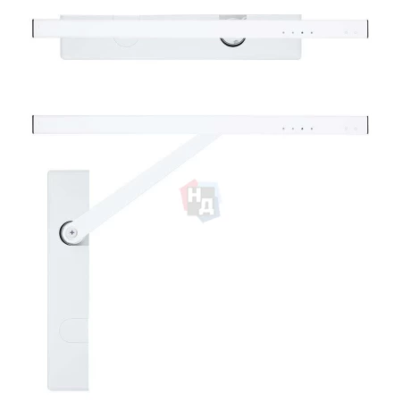 Доводчик дверной накладной RYOBI DS-4550 EN4 WHITE белый скользящая тяга (80кг)