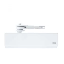 Доводчик дверной накладной RYOBI DS-4550 EN2-7+ WHITE белый стандартная тяга (200кг)