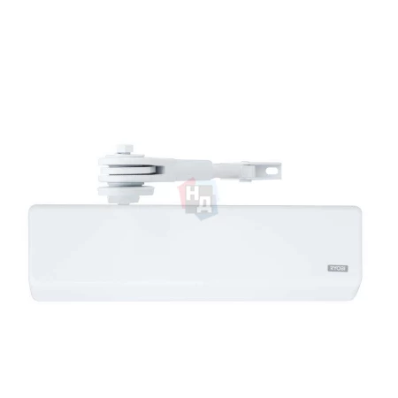 Доводчик дверной накладной RYOBI DS-4550 EN2-7+ WHITE белый стандартная тяга (200кг)