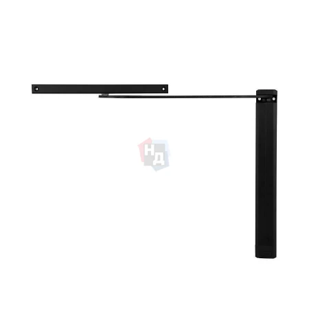 Доводчик дверной накладной MUL-T-LOCK ITALY DC630G-R EN6 BLACK черный скользящая тяга (150кг)