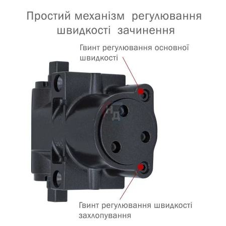 Доводчик дверной накладной RYOBI D-4550 EN2-7+ GREY_ANTHRACITE серый универсальная тяга (200кг)