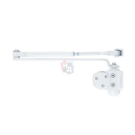 Доводчик дверной накладной RYOBI LIM 9903 EN2/3 GLOSSY_WHITE белый стандартная тяга (65кг)