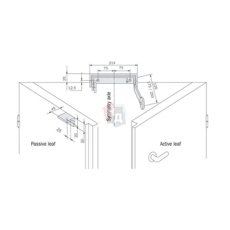 Координатор ISEO SP 81 SILVER 125 мм