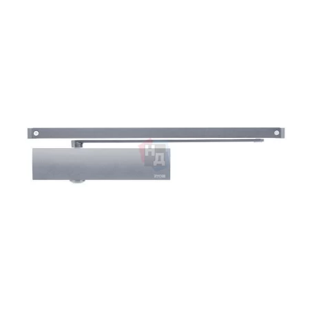 Доводчик дверной накладной RYOBI LIM DS-3200T EN1-4 BC SILVER хром скользящая тяга (80кг)