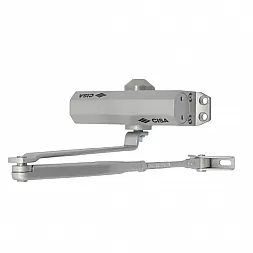 Доводчик дверной CISA 60460/60470.03.0.97 STD серый EN2-4 (80кг)