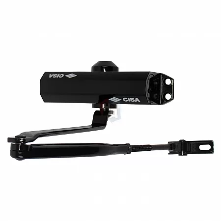 Доводчик дверной CISA 60460/60470.03.0.44 STD черный EN2-4 (80кг)