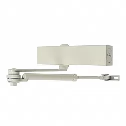 Доводчик дверной CISA C1511.03.0.45 Professional Plus2 STD HO с фиксацией белый EN2-4 (80кг)
