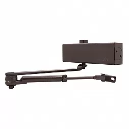 Доводчик дверной CISA C1511.03.0.88 Professional Plus2 STD HO с фиксацией коричневый EN2-4 (80кг)