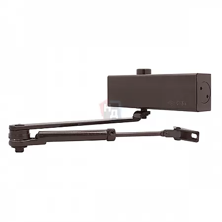 Доводчик дверной CISA C1511.03.0.88 Professional Plus2 STD HO с фиксацией коричневый EN2-4 (80кг)