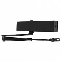 Доводчик дверной CISA C1511.03.0.90 Professional Plus2 STD HO с фиксацией черный EN2-4 (80кг)