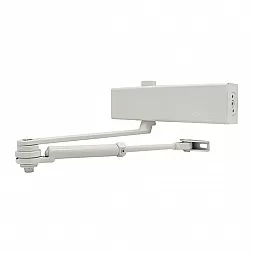 Доводчик дверной CISA C1611.03.0.45 Professional Plus2 BC STD HO с фиксацией белый EN2-4 (80кг)