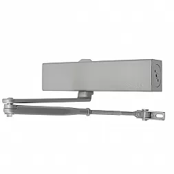 Доводчик дверной CISA C1611.03.0.97 Professional Plus2 BC STD HO с фиксацией серый EN2-4 (80кг)