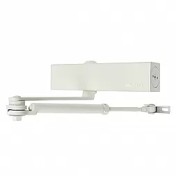 Доводчик дверной CISA C1611.05.0.45 Professional Plus2 BC STD HO с фиксацией белый EN2-6 (120кг)
