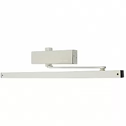 Доводчик дверной CISA C2011.03.0.45 Professional Plus2 SLD HO с фиксацией белый EN3 (60кг)