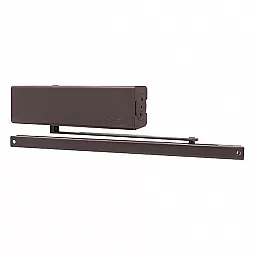 Доводчик дверной CISA D5210.03.0.88 BC SLD HO с фиксацией коричневый EN1-4 (80кг)