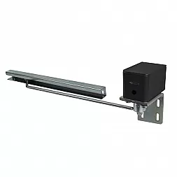 Доводчик калиточный  CISA C1310.11.2 с фиксацией черный EN5 (55кг)