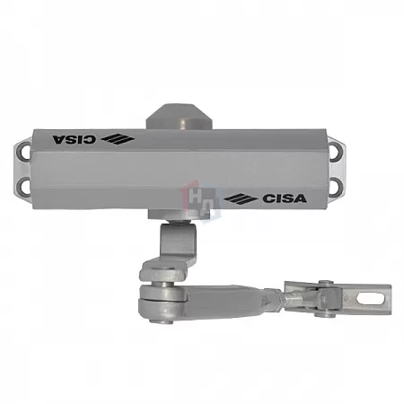 Доводчик дверной CISA 60460/60470.03.0.97 STD серый EN2-4 (80кг)