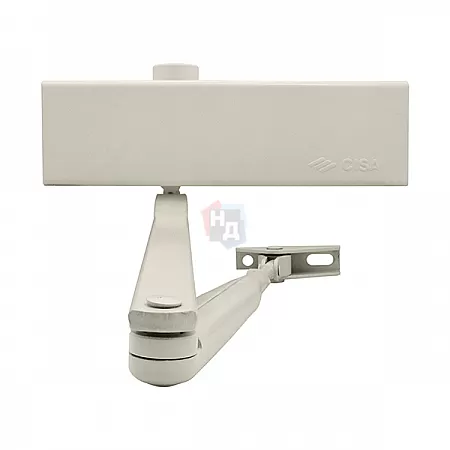 Доводчик дверной CISA C1510.03.0.45 Professional Plus2 STD FIRE белый EN2-4 (80кг)